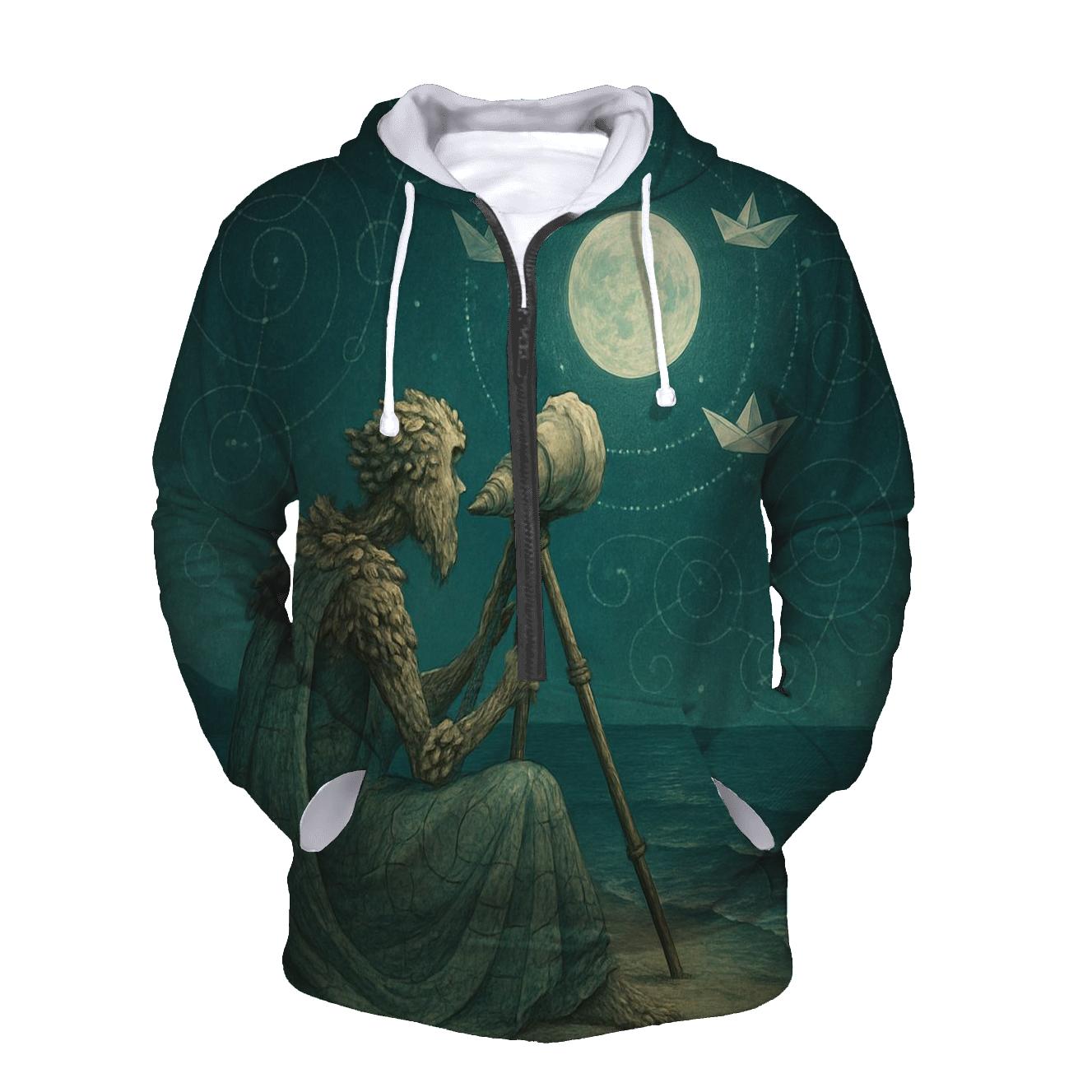 Random Driftwood Astronomer printed hoodies