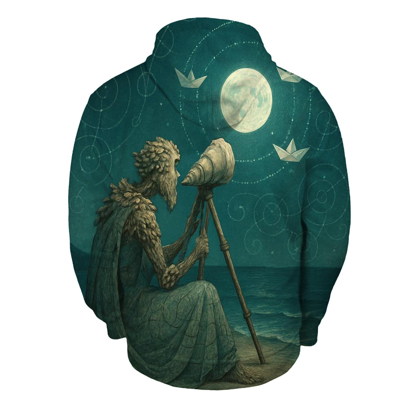 Random Driftwood Astronomer printed hoodies