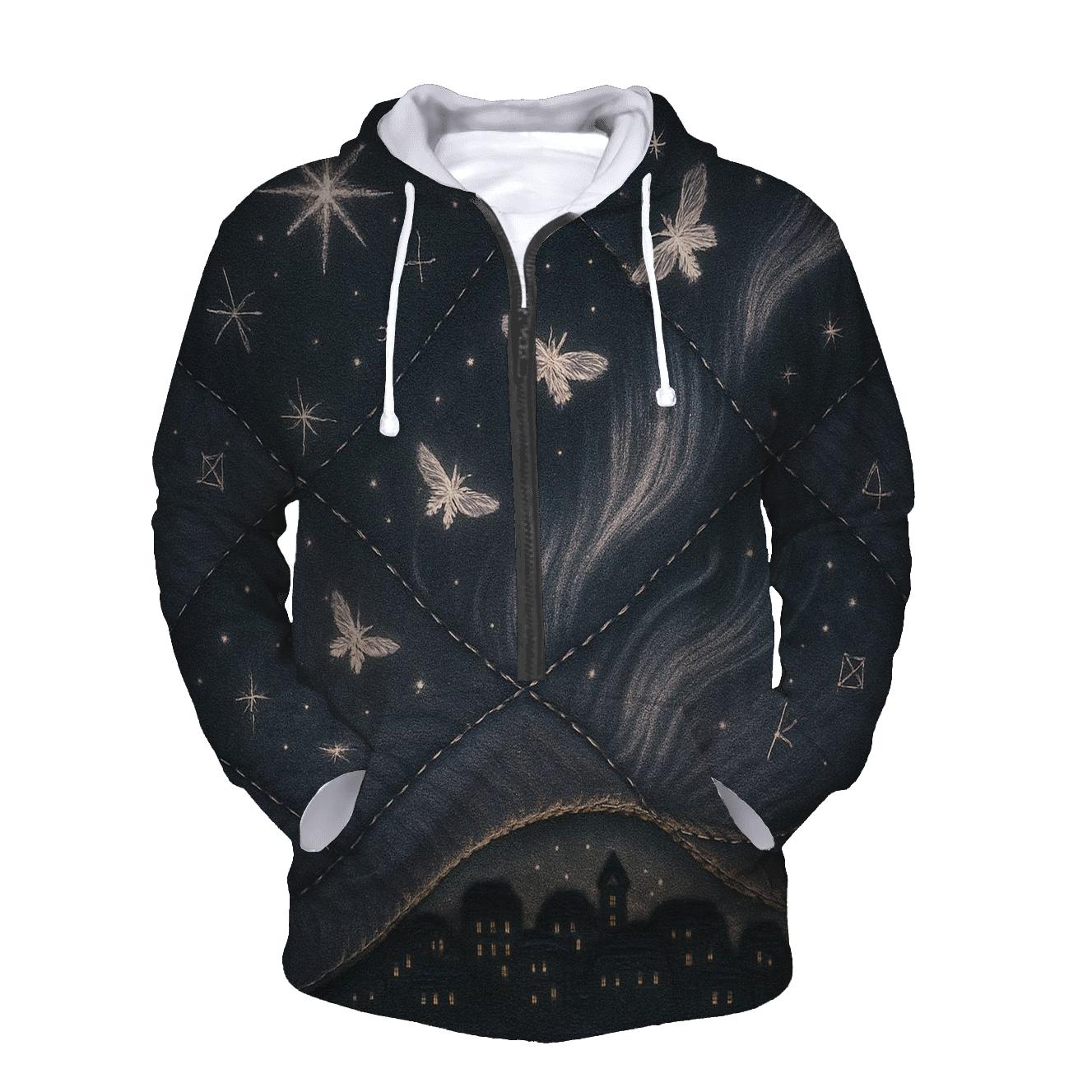 Random Stitched Cosmos pullover hoodies