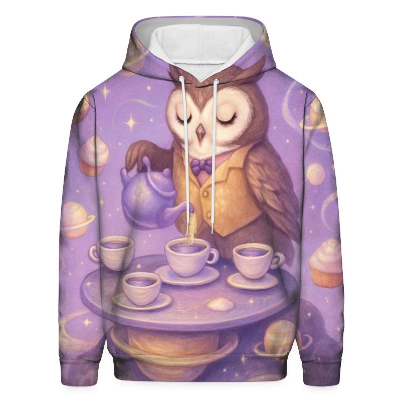 Random Cosmic Tea Party designer hoodies
