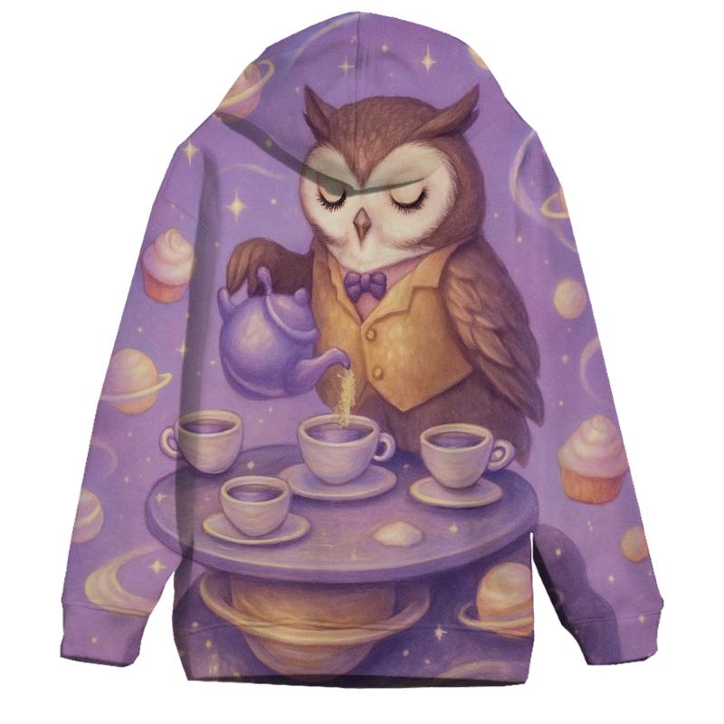 Random Cosmic Tea Party designer hoodies