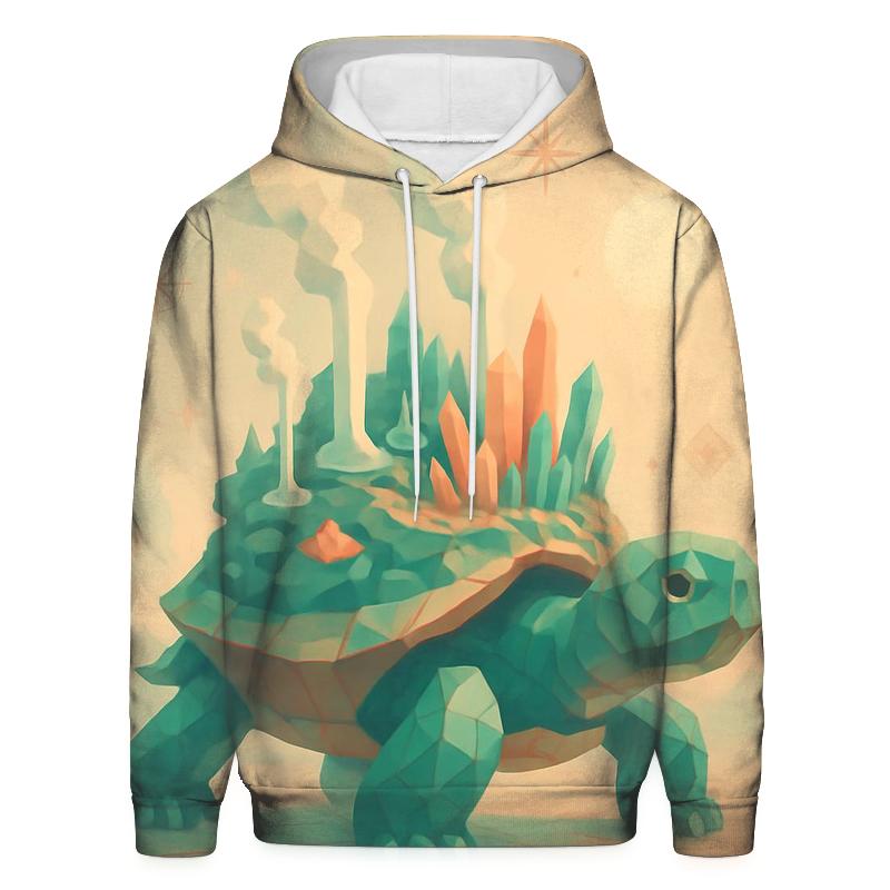 Random Geo Turtle Island heavyweight hoodies