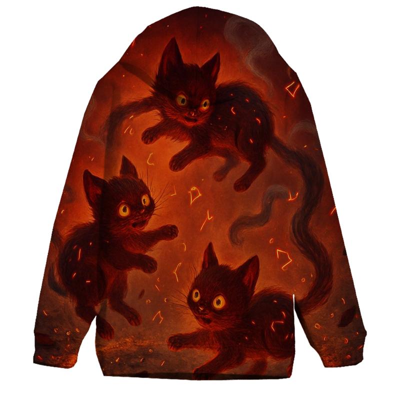 Random Ember Fox Trio hoodies fashion