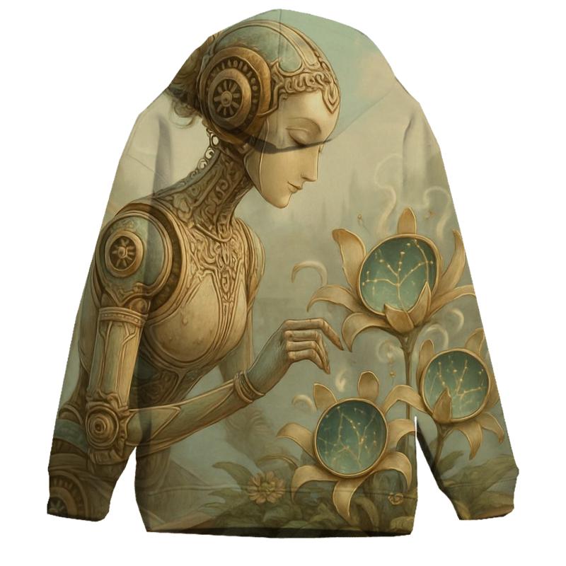 Random Clockwork Gardener printed hoodies