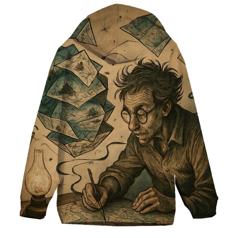 Random Paper Planet Cartographer hoodies fashion