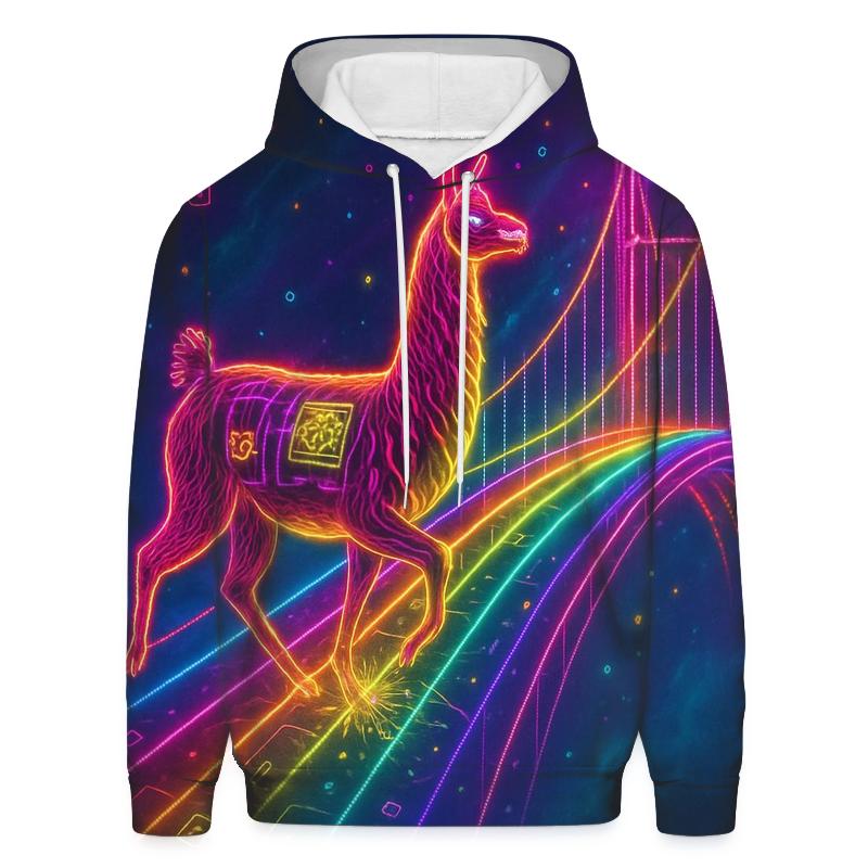 Random Electric Llama custom hoodies