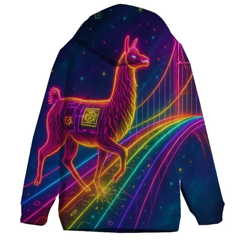 Random Electric Llama custom hoodies