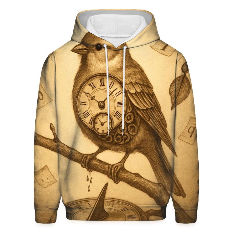 Random Timekeeper Sparrow pullover hoodies