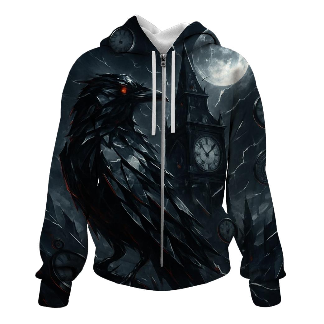Random Mirror Raven designer hoodies