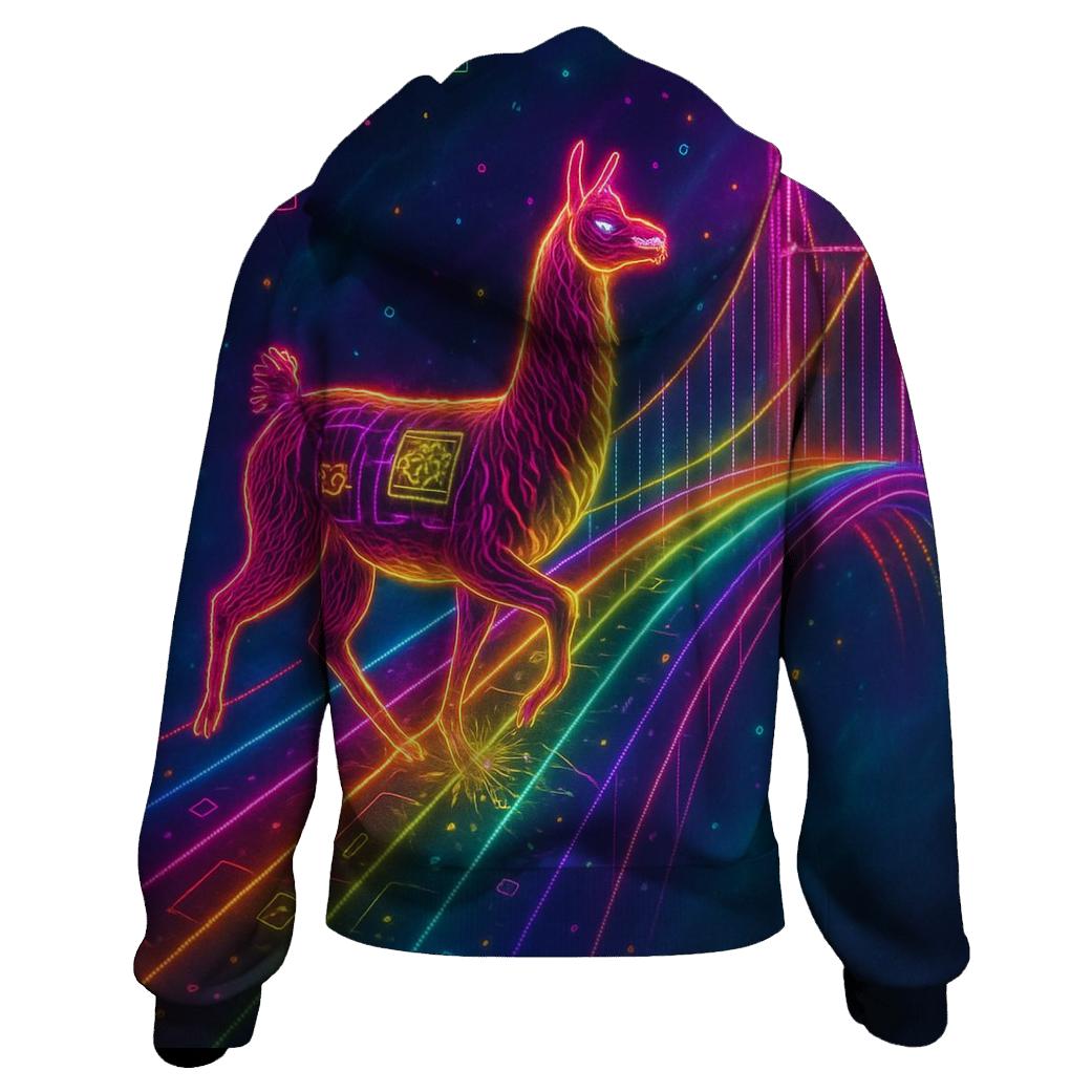 Random Electric Llama custom hoodies