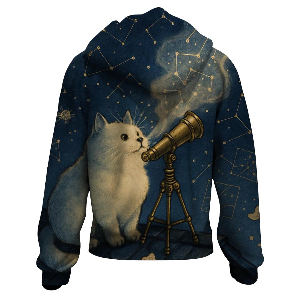 Random Stargazer Cat heavyweight hoodies