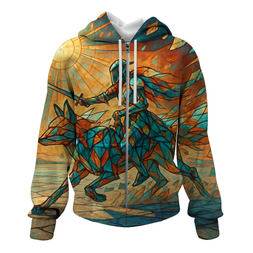 Random Prism Foxglove Rider lightweight hoodies