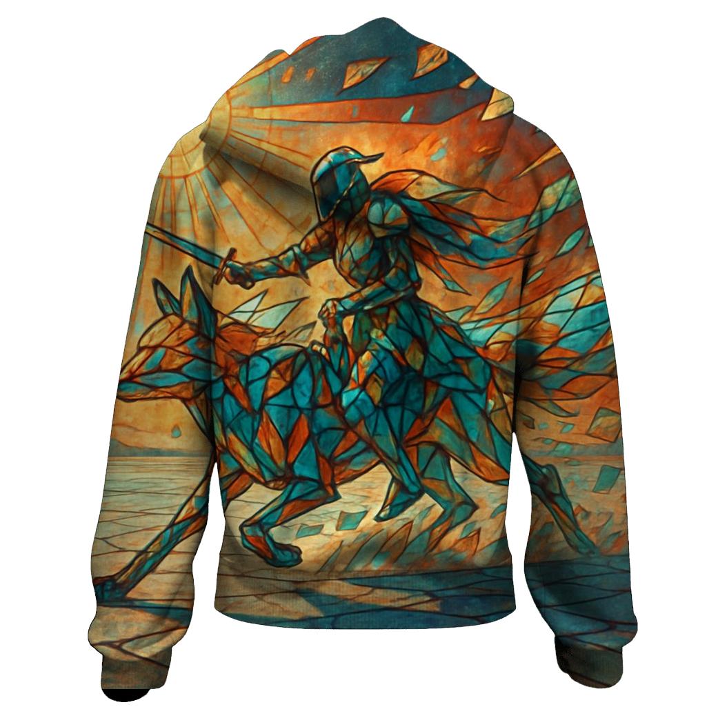 Random Prism Foxglove Rider lightweight hoodies