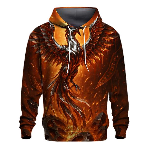 Random Alloy Phoenix embroidered hoodies