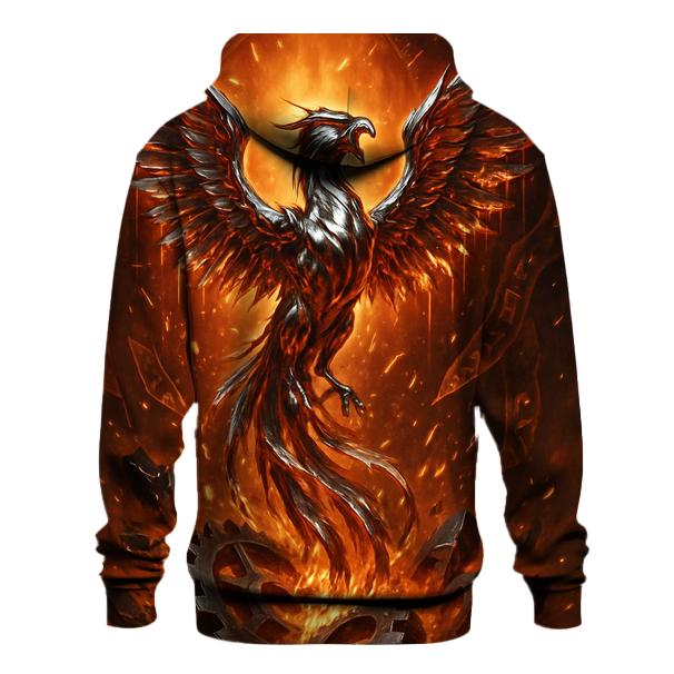 Random Alloy Phoenix embroidered hoodies
