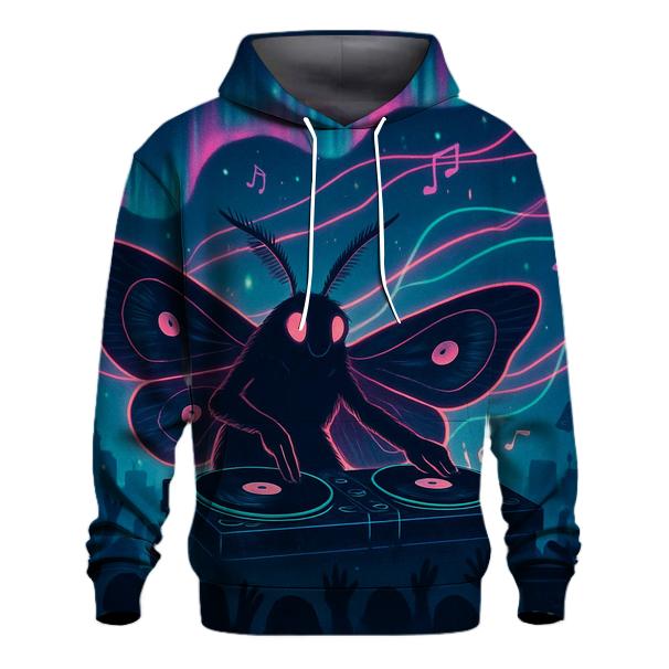 Random Vinyl Moth DJ hoodies fashion
