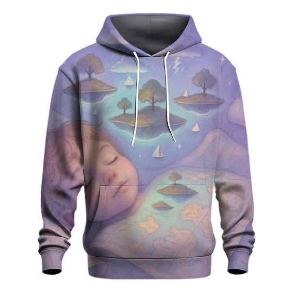 Random Dreaming Mapmaker embroidered hoodies