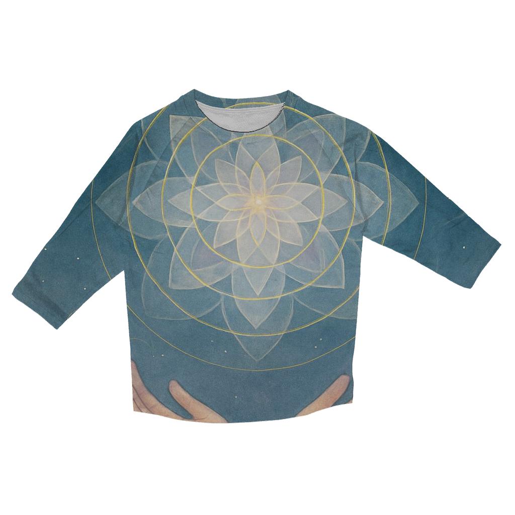 Celestial Mandala fashion 3/4 sleeve shirts