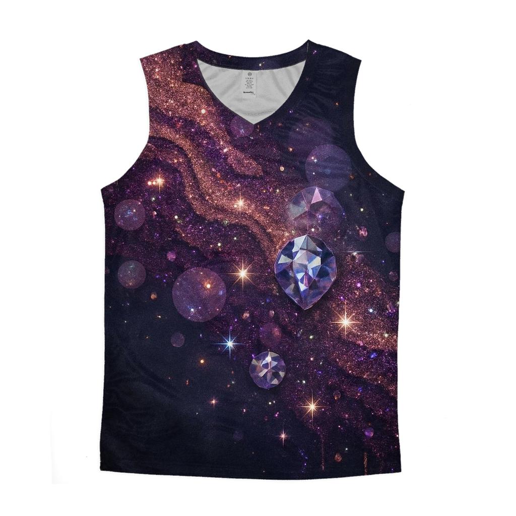 Starlit Velvet Cascade casual summer tank tops