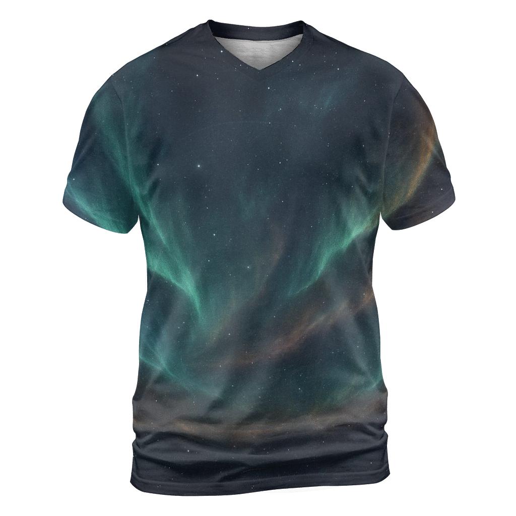 Auroral Filament Loom statement graphic shirts