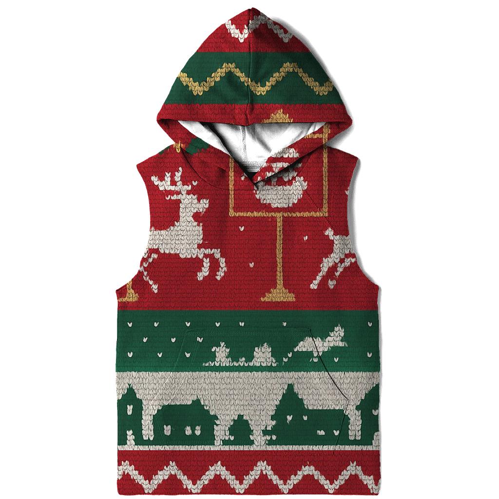 Tacky Tinsel Reindeer Fairground Design graphic hoodies