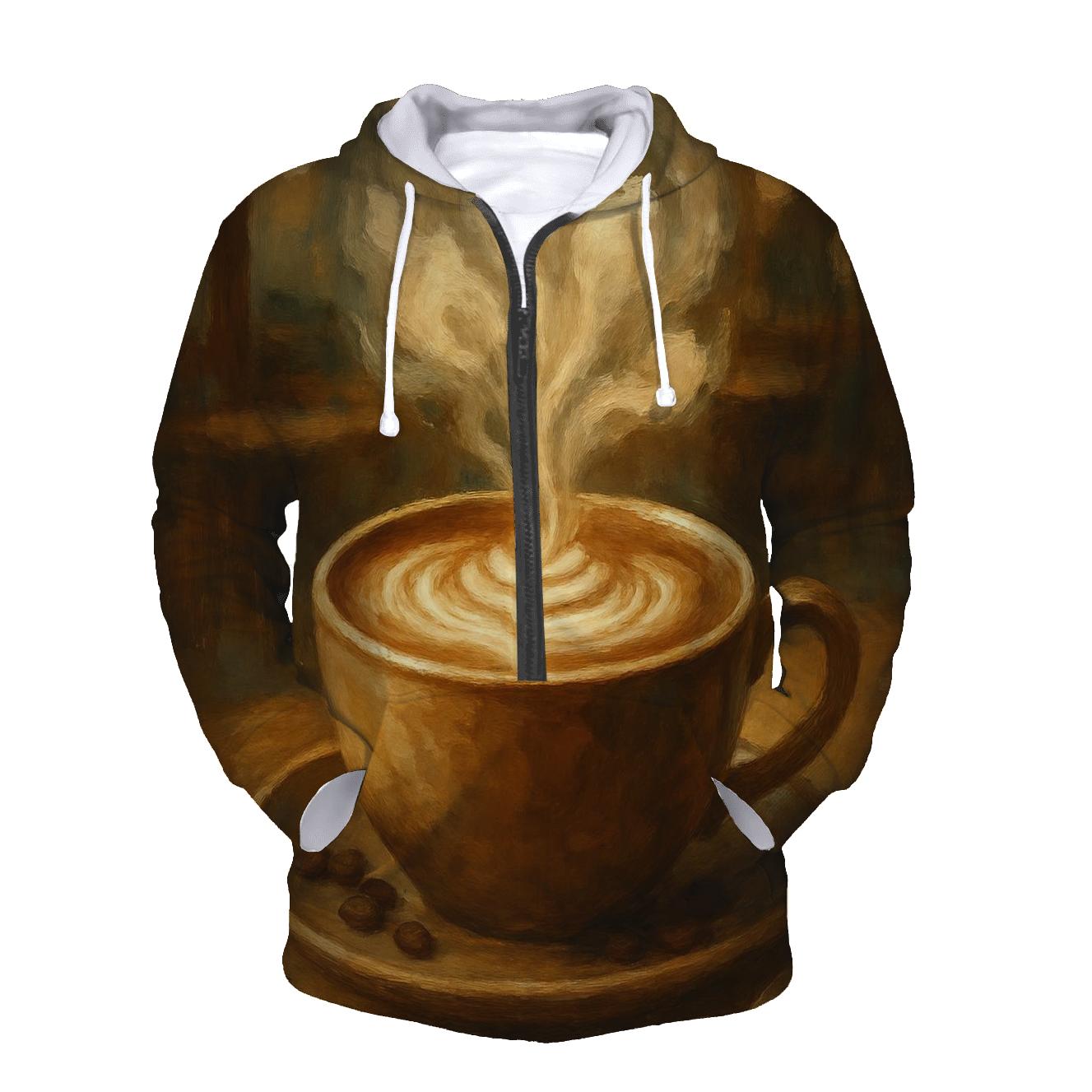 Latte Nebula Bloom hoodie trends