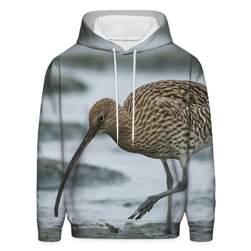 Moorland Sentinel — Eurasian Curlew hoodie styles