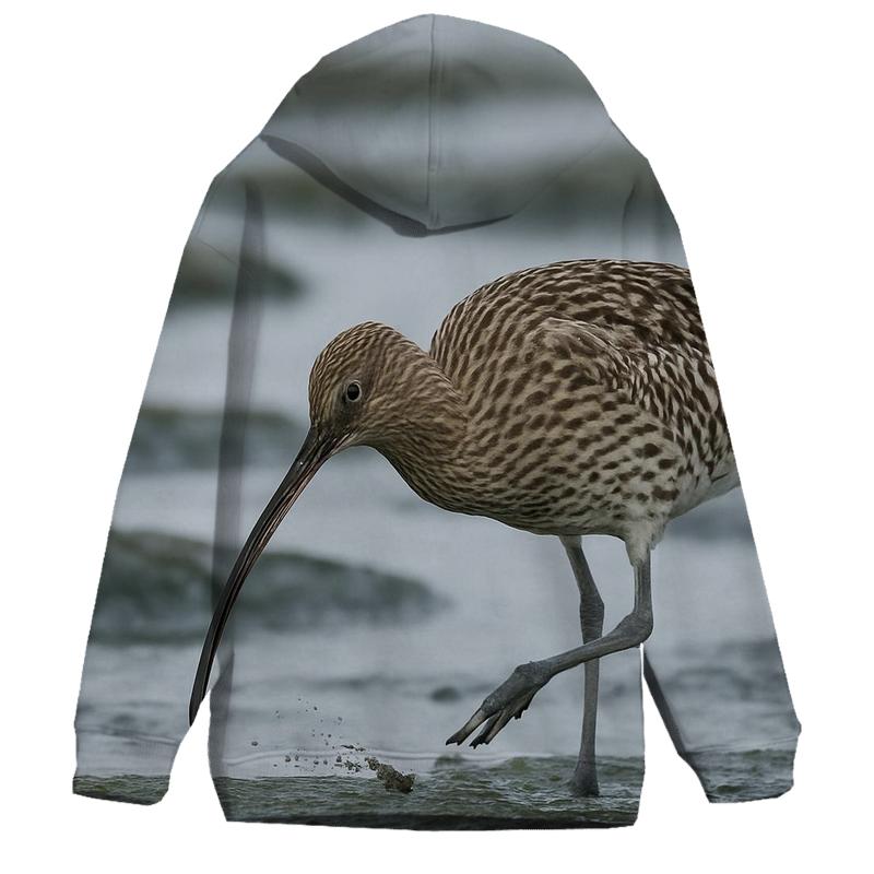 Moorland Sentinel — Eurasian Curlew hoodie styles
