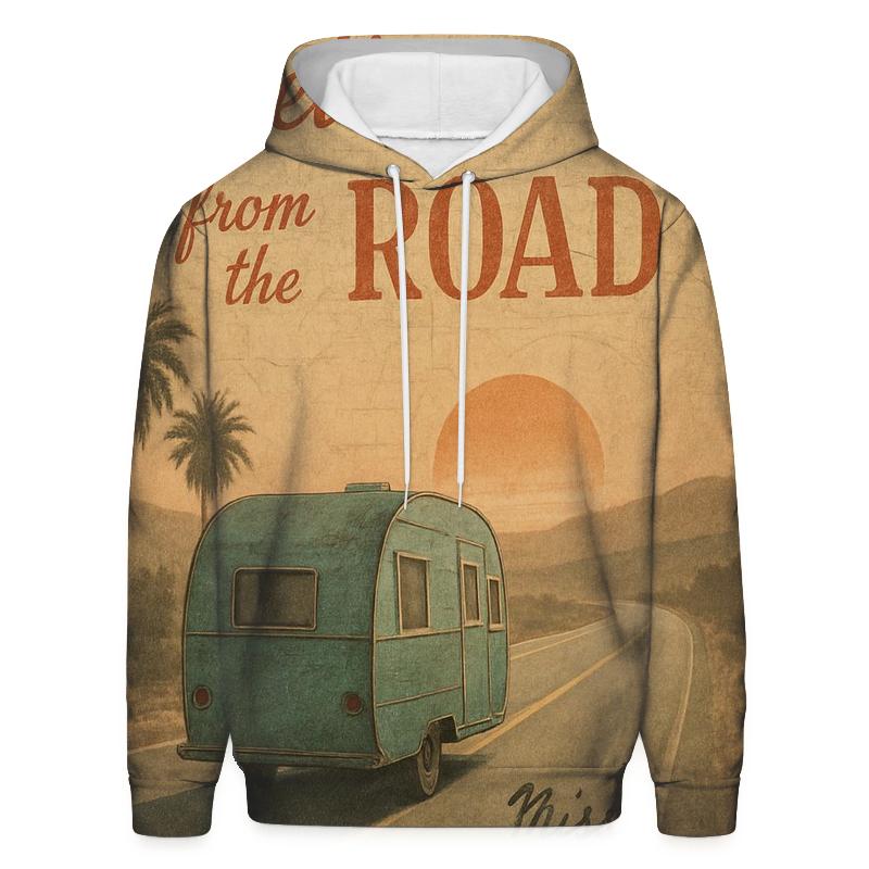 Sunset Roadtrip Postcard premium hoodies