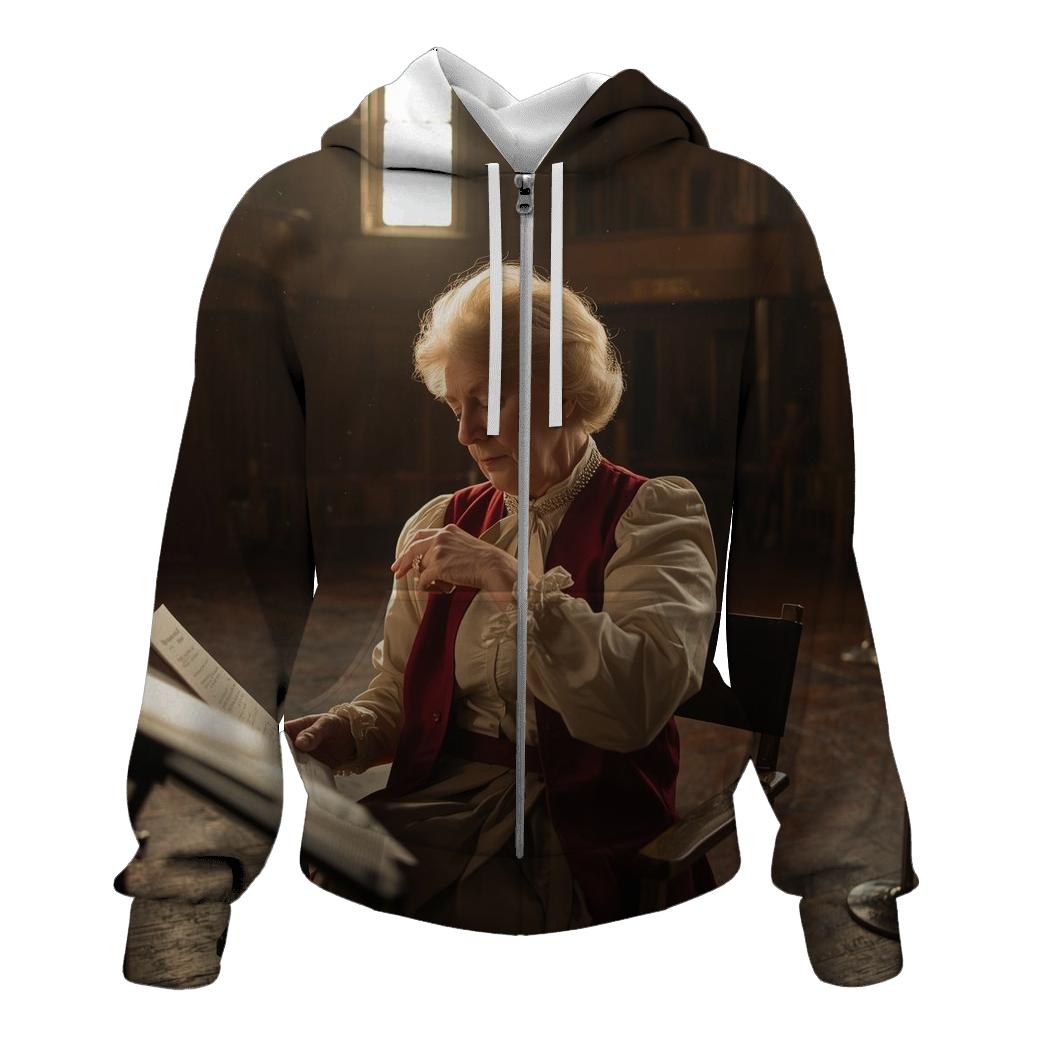 Polly Holliday On Set Southern Theatre Workshop heavyweight hoodies