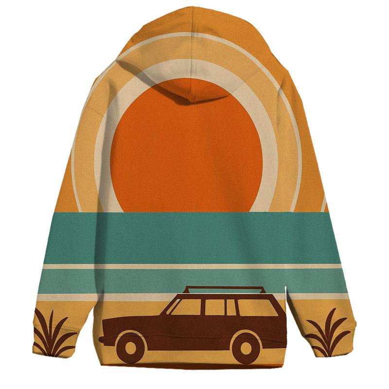 Sunset Groove Horizon designer hoodies