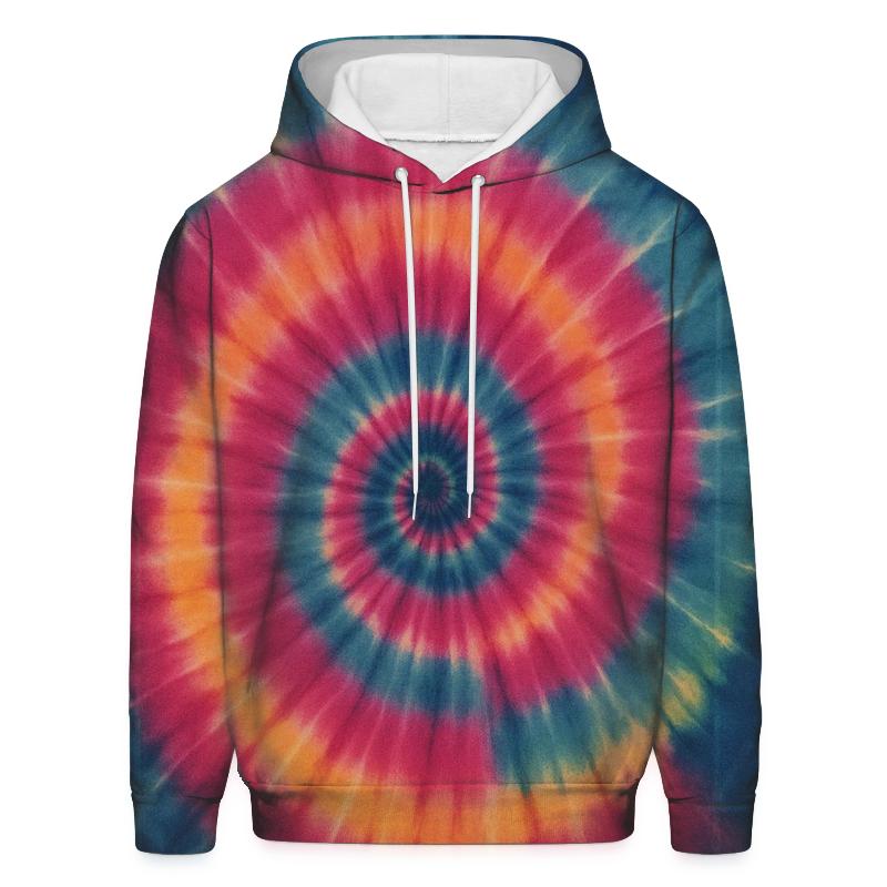 Nebula Spiral Itajime Panel embroidered hoodies