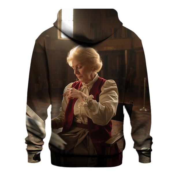 Polly Holliday On Set Southern Theatre Workshop graphic hoodies