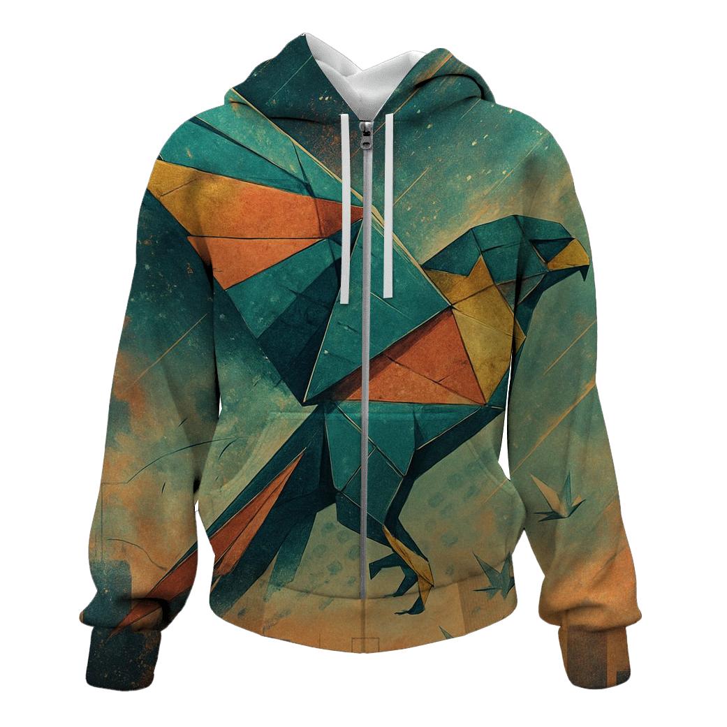 Origami Falcon Nebula heavyweight hoodies