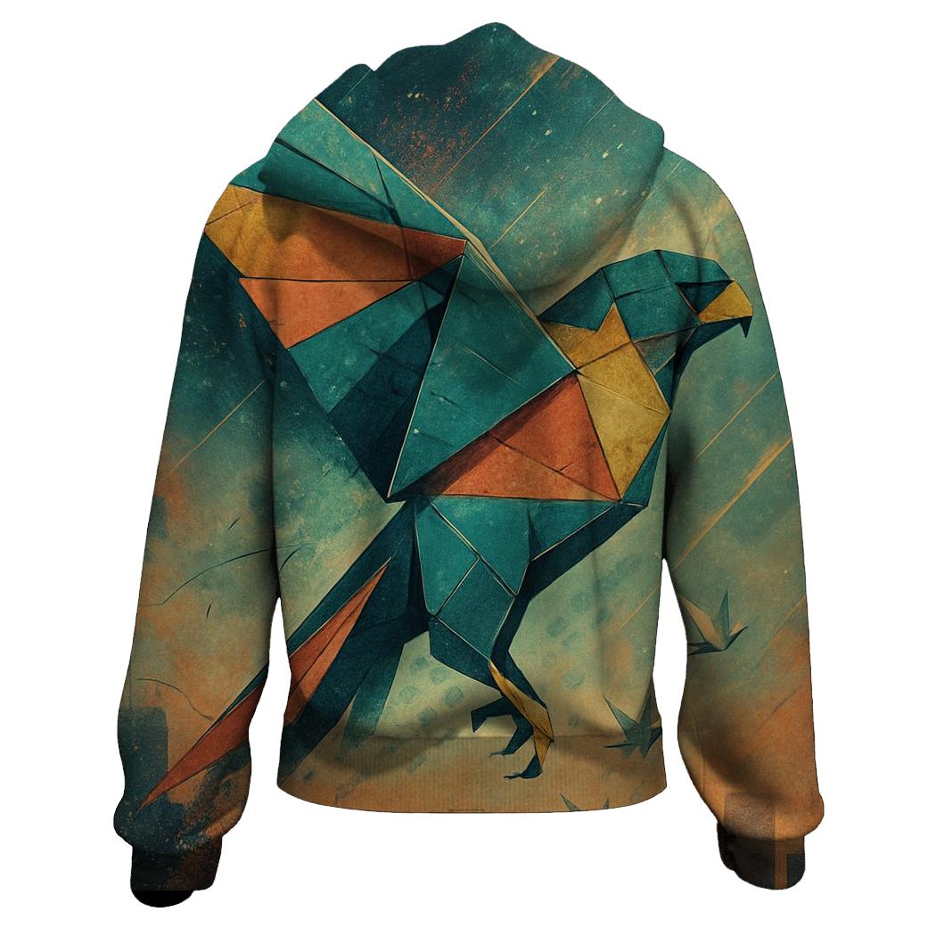Origami Falcon Nebula heavyweight hoodies