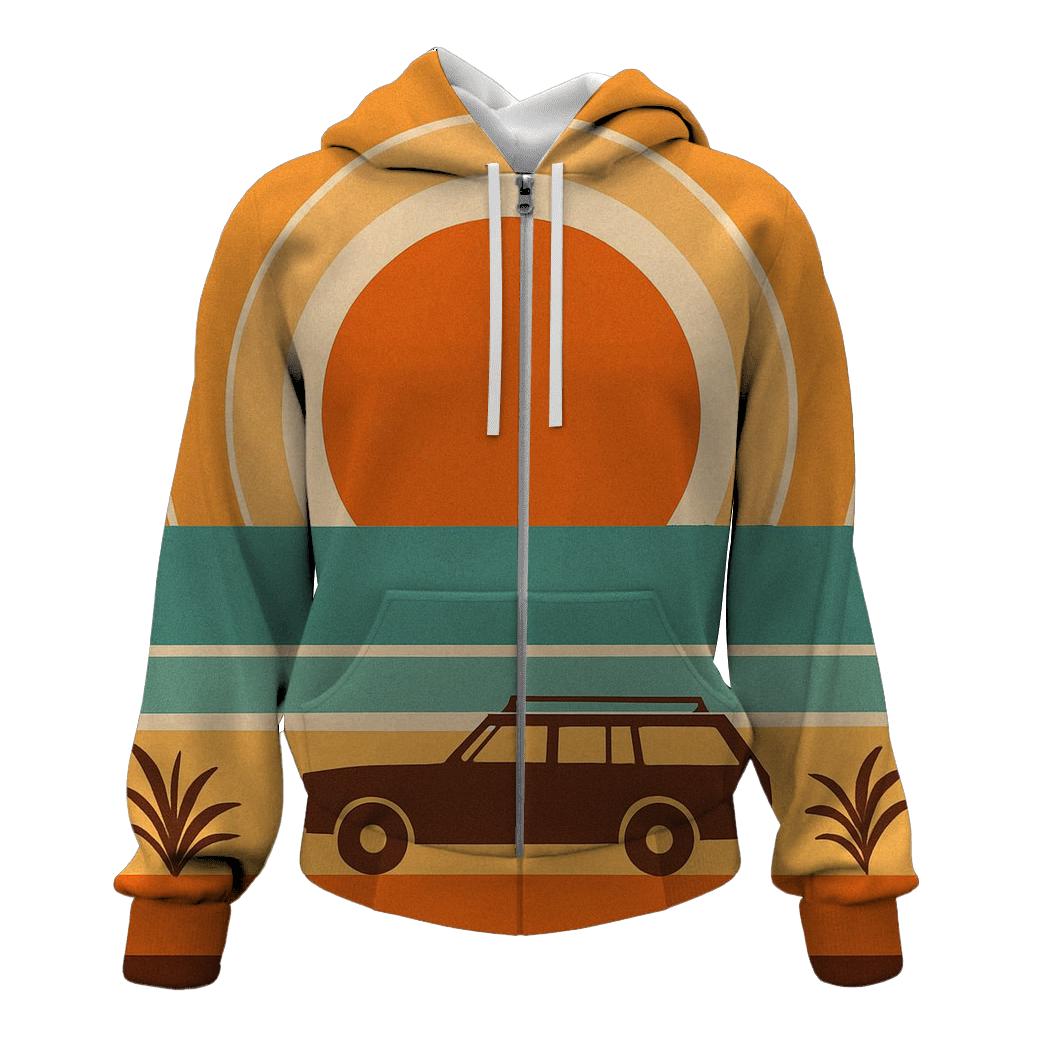 Sunset Groove Horizon hoodies fashion