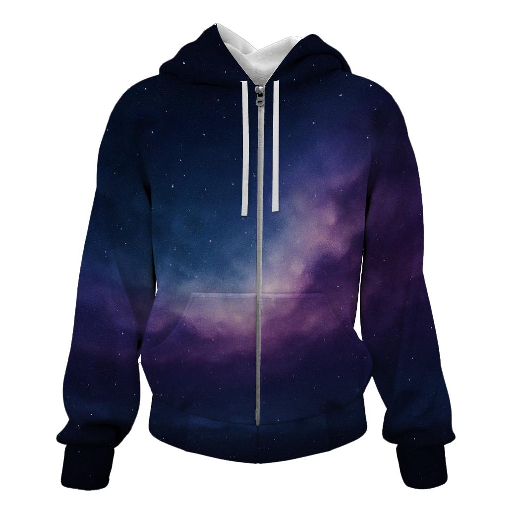 Nebula Veil Gradient pullover hoodies