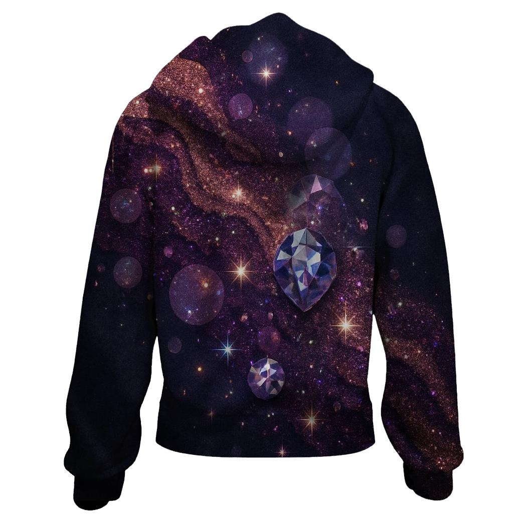 Starlit Velvet Cascade hoodies fashion