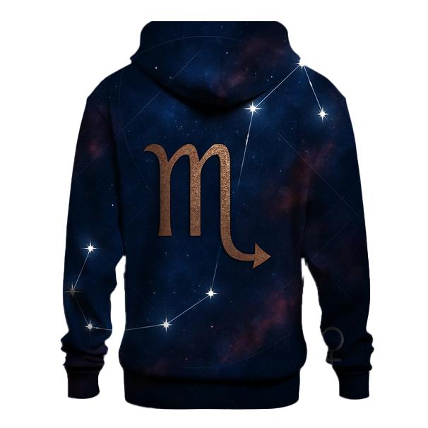 Midnight Scorpio Constellation Sigil pullover hoodies