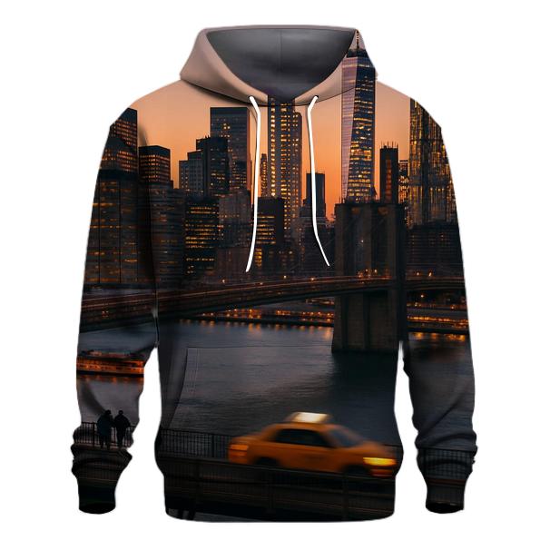 Dusk Compression Over Lower Manhattan pullover hoodies
