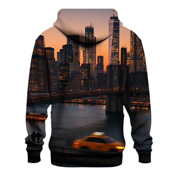 Dusk Compression Over Lower Manhattan pullover hoodies