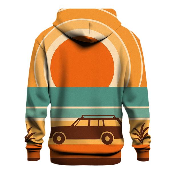 Sunset Groove Horizon zip-up hoodies