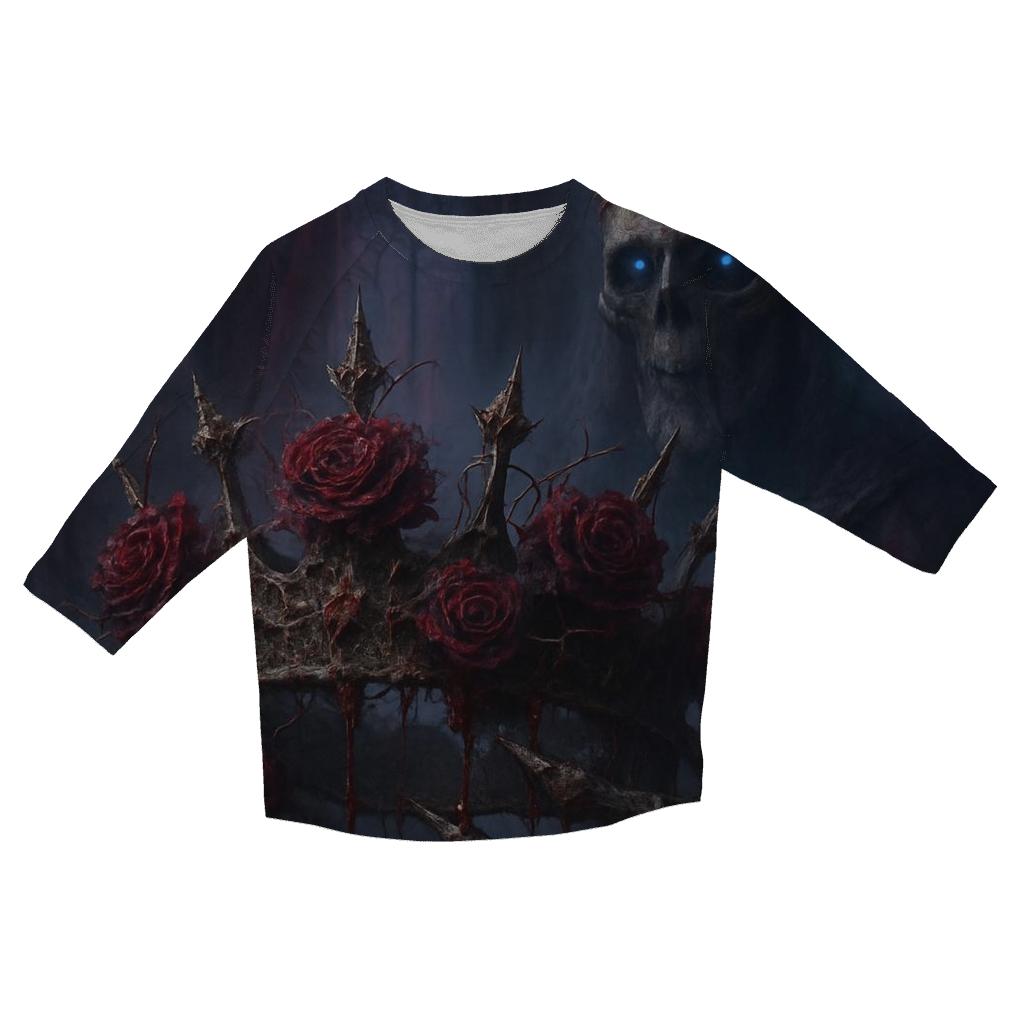 Crown Of Ash And Thorns designer 3/4 sleeve blouses