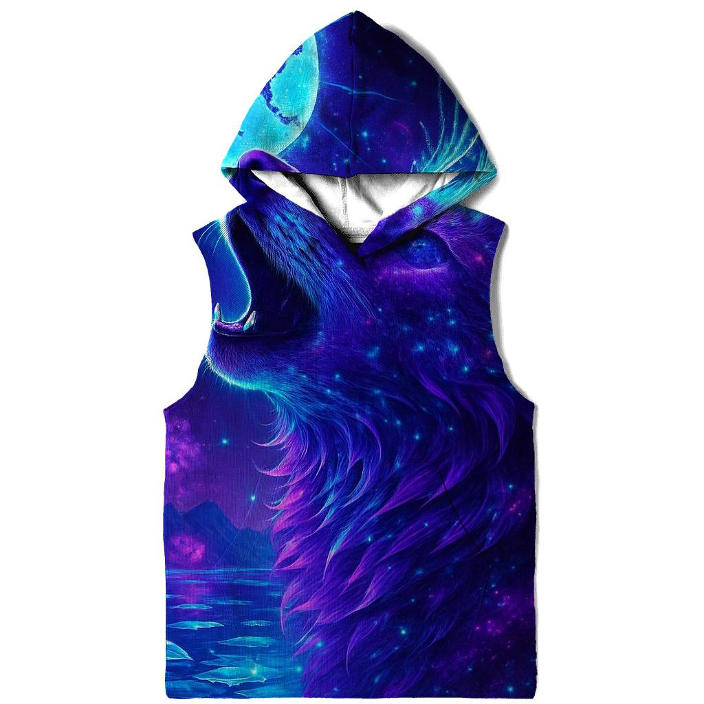 Aurora Sentinel Wolf pullover hoodies