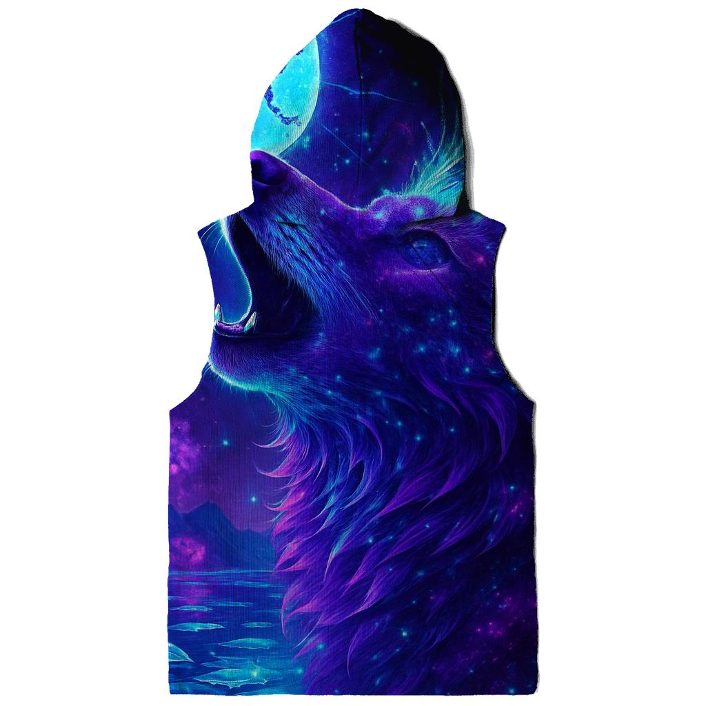 Aurora Sentinel Wolf pullover hoodies