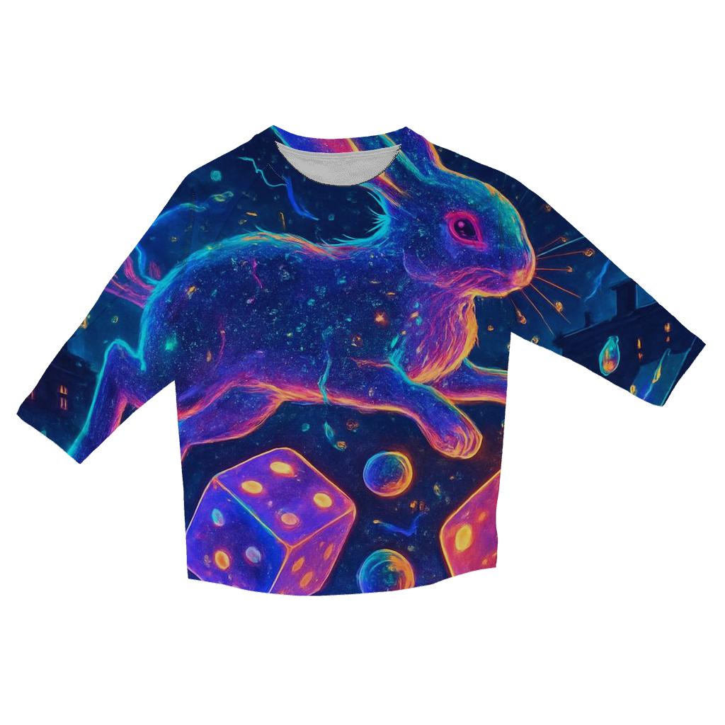 Cosmic Dice Roller fashion 3/4 sleeve shirts