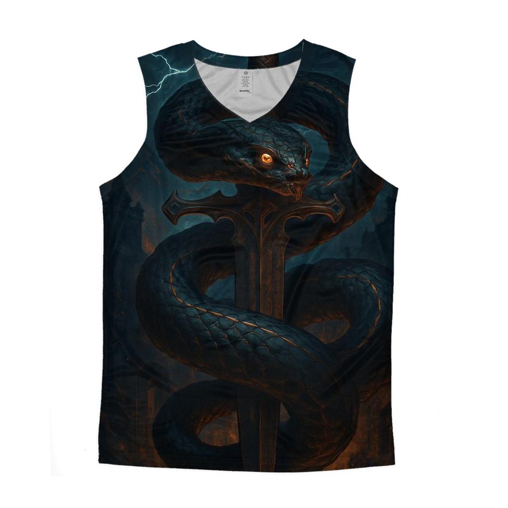 Serpent Of The Midnight Gate personalized athletic tanks