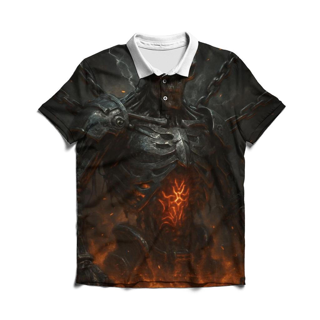 Forge Of The Iron Wraith designer slim fit polos