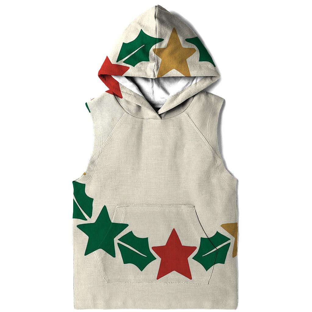Holly Star Wreath heavyweight hoodies