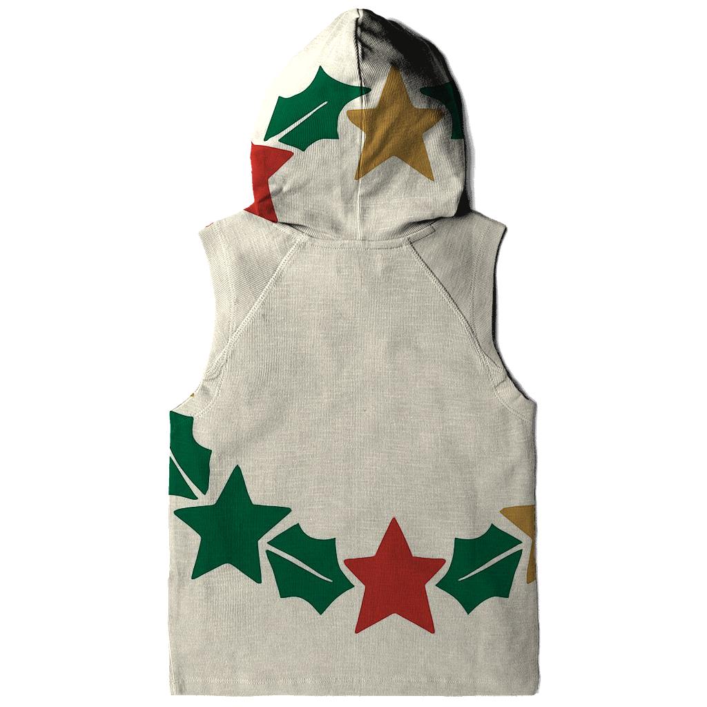 Holly Star Wreath heavyweight hoodies